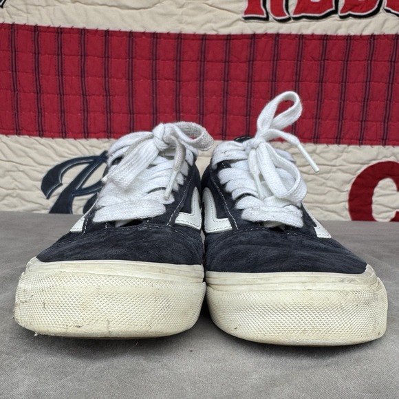 Size M3.5/W5 - Vans Off The Wall Old Skool Sneakers Skate Shoes Suede‎ Black - Picture 2 of 8